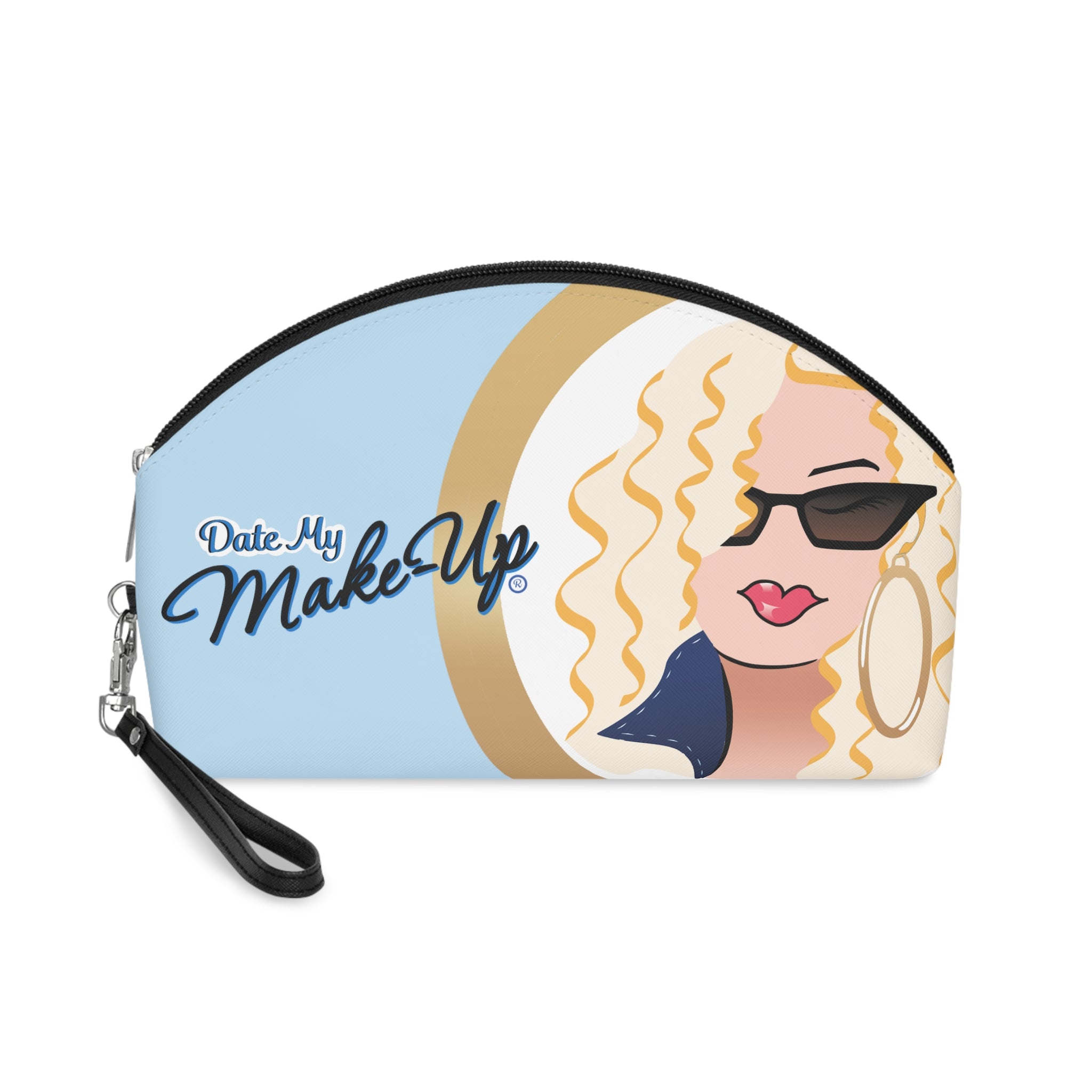Sunglasses Blonde Dewey Blue Makeup Bag