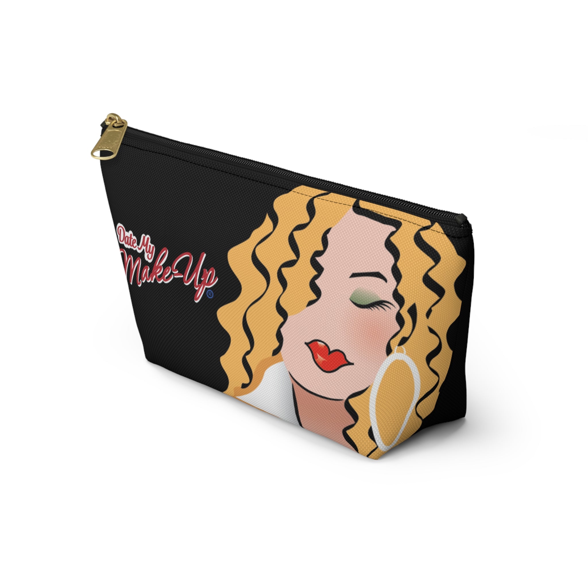 Blonde Dewey Black Makeup Bag