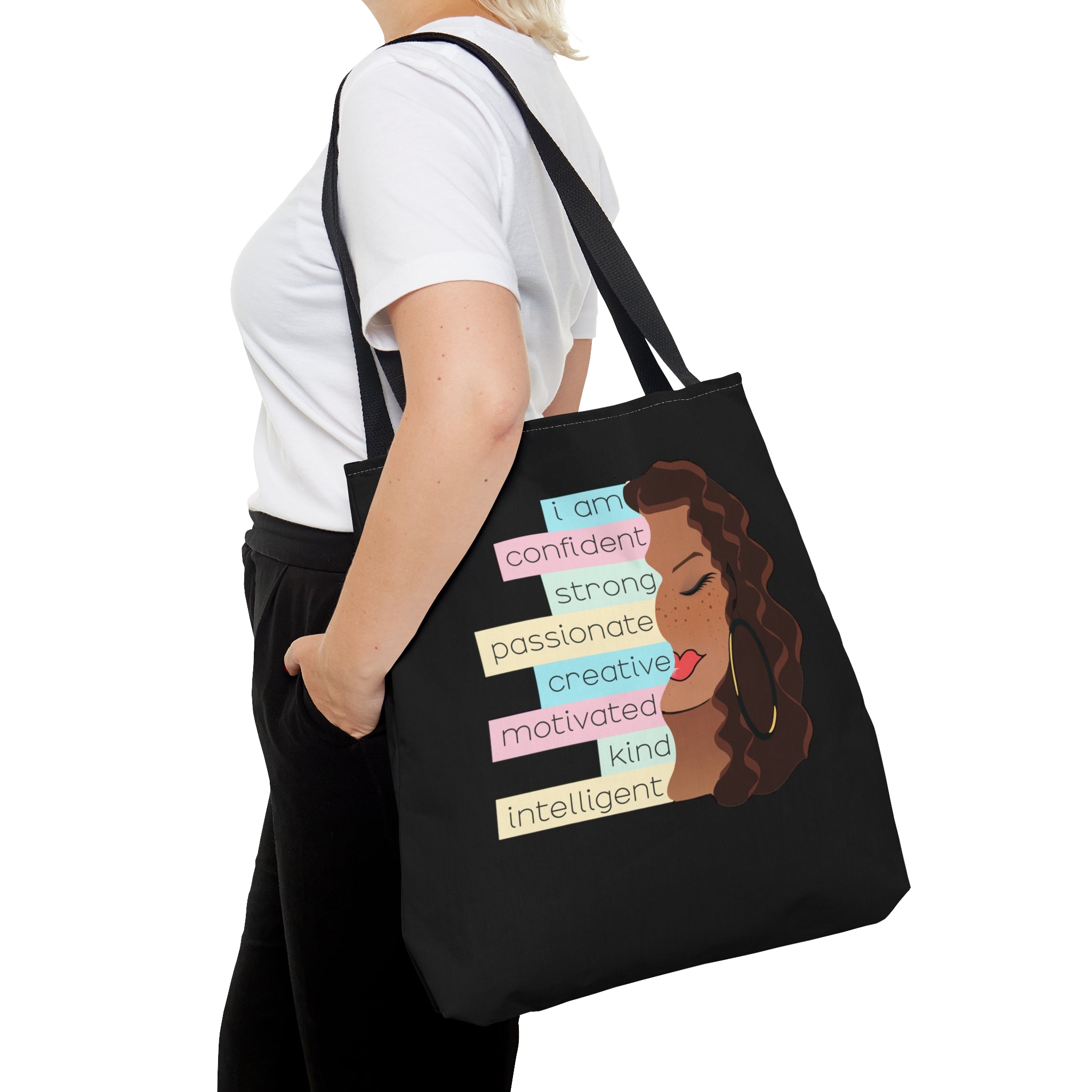 I Am Freckled Brunette Dewey Tote Bag