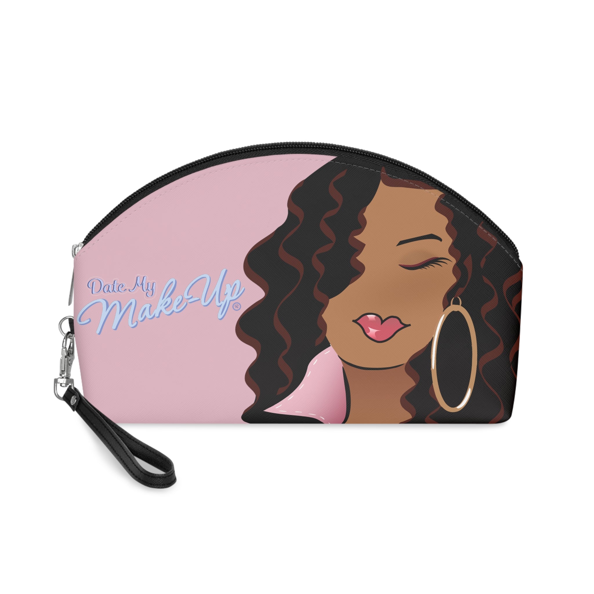 Carmel Dewey Pink Makeup Bag