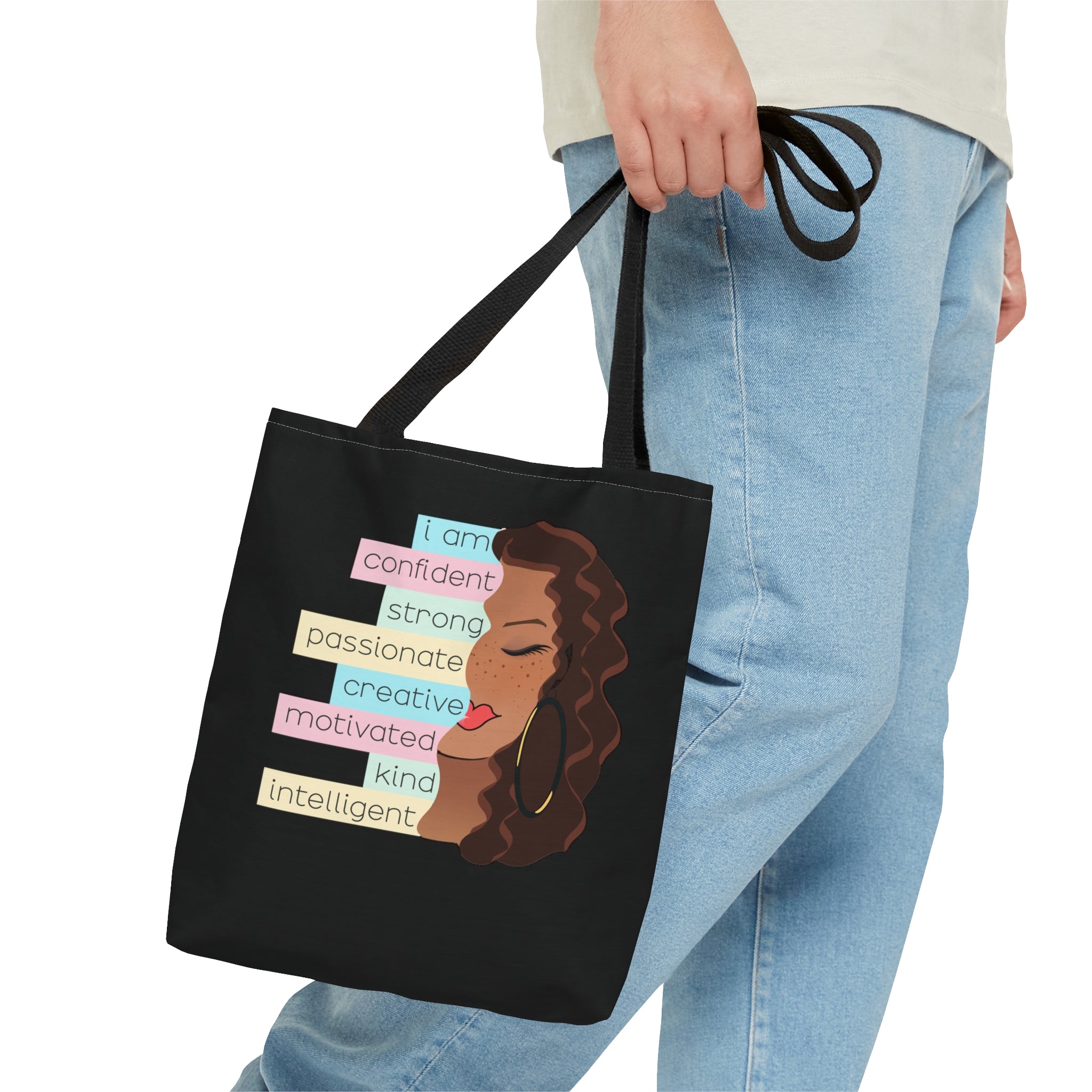 I Am Freckled Brunette Dewey Tote Bag