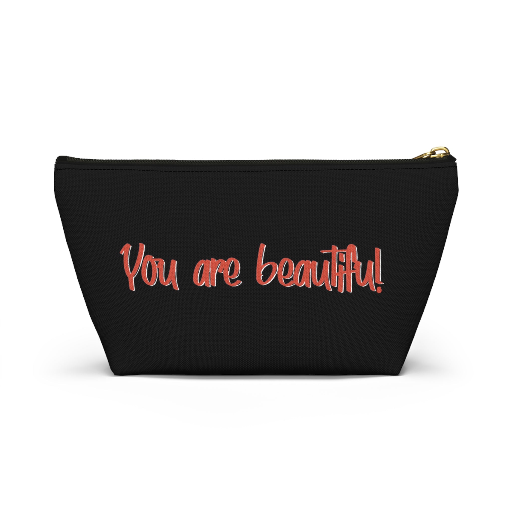 Freckled Ginger Dewey Black Makeup Bag