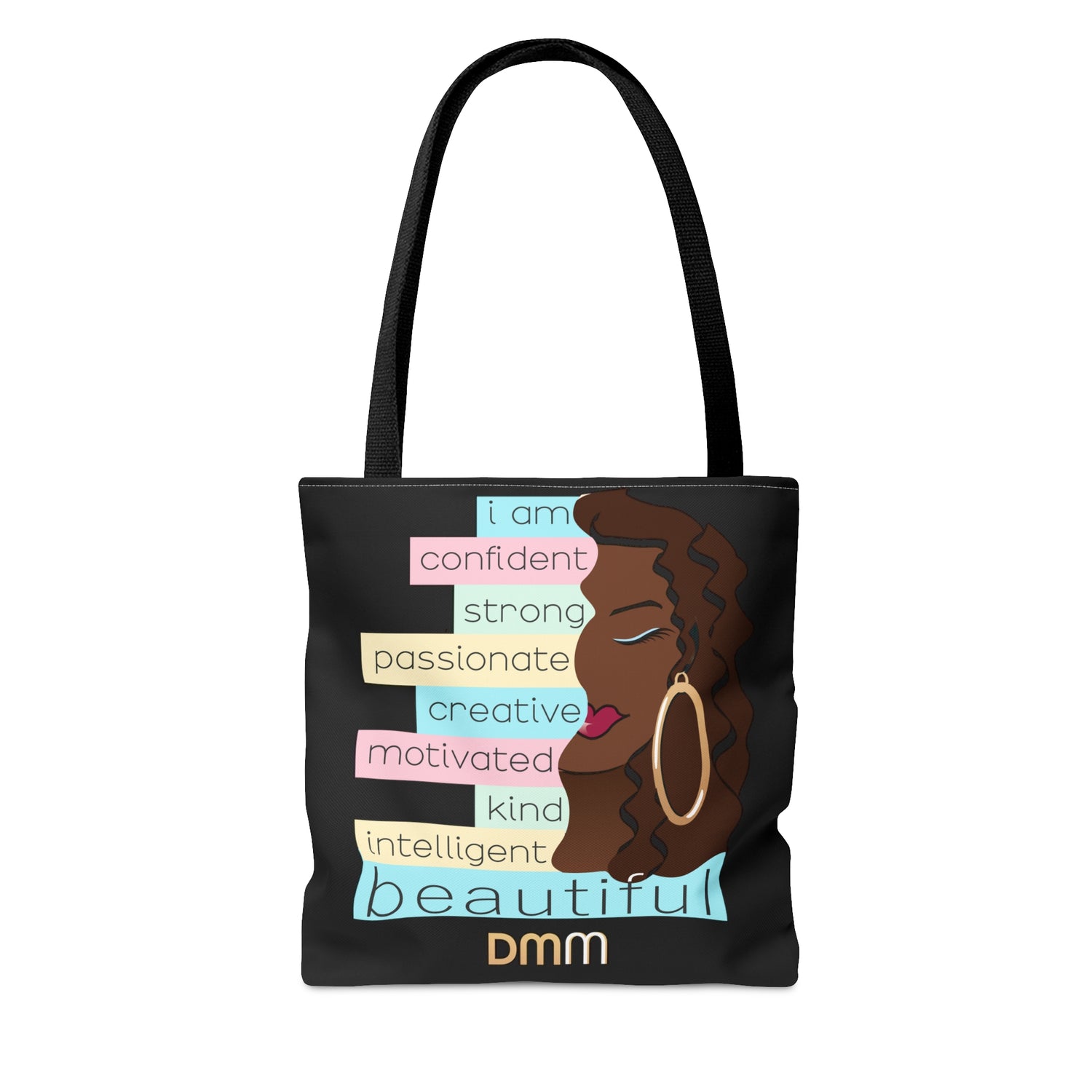 I am Beautiful Brown Dewey Tote Bag - original design