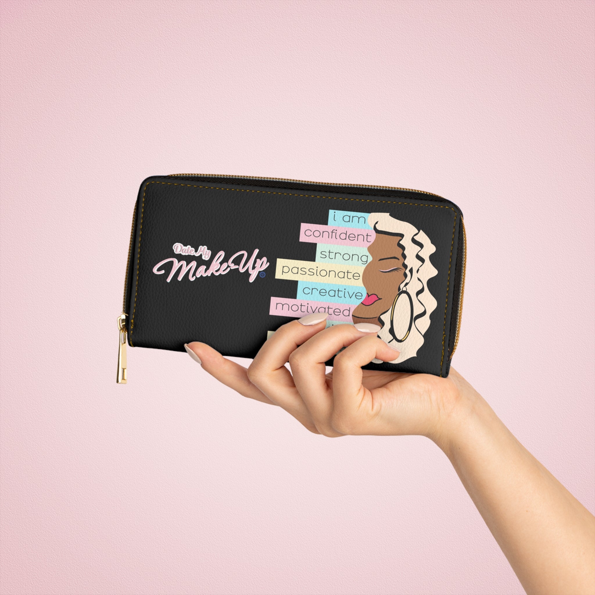 Black I Am Dewey Wallet