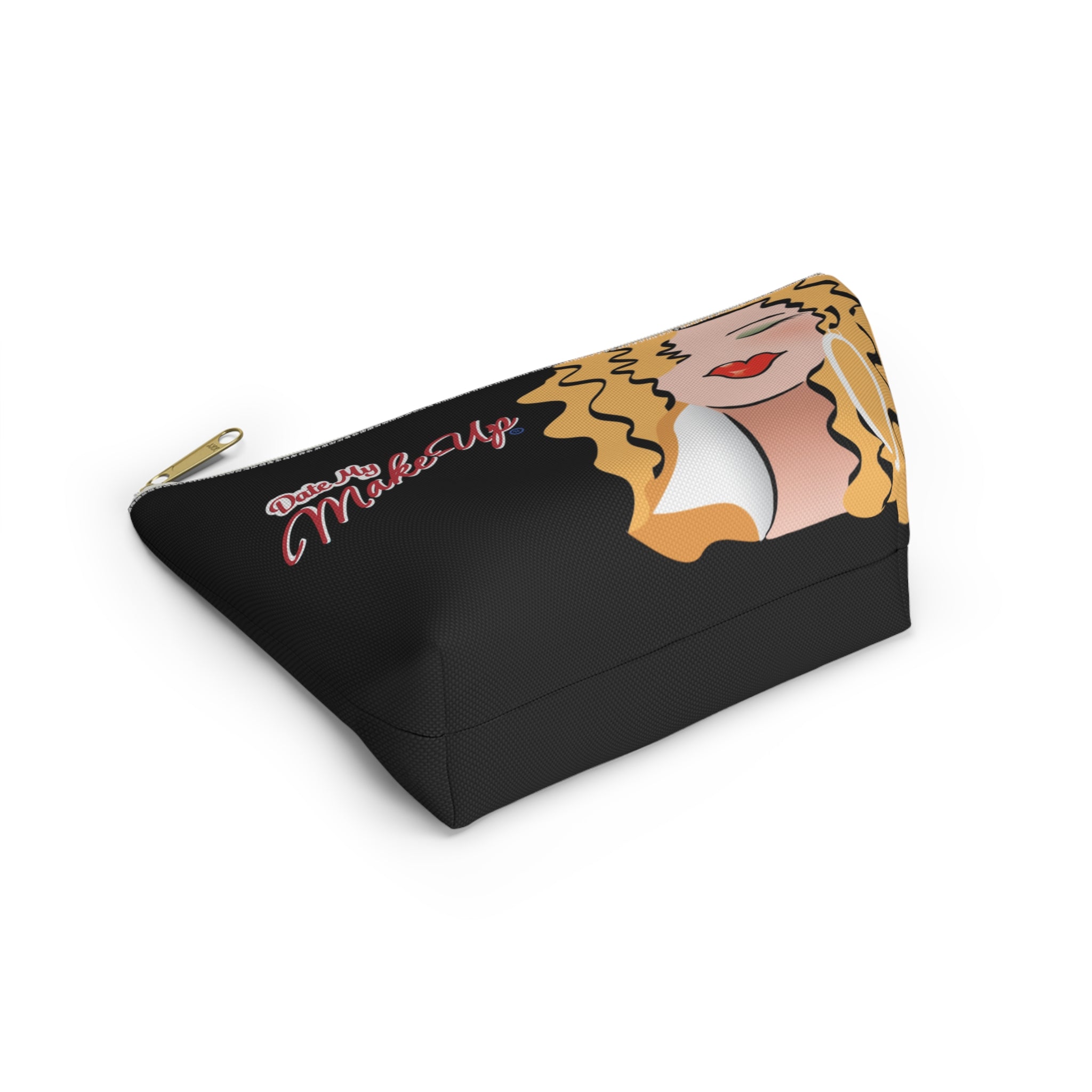 Blonde Dewey Black Makeup Bag
