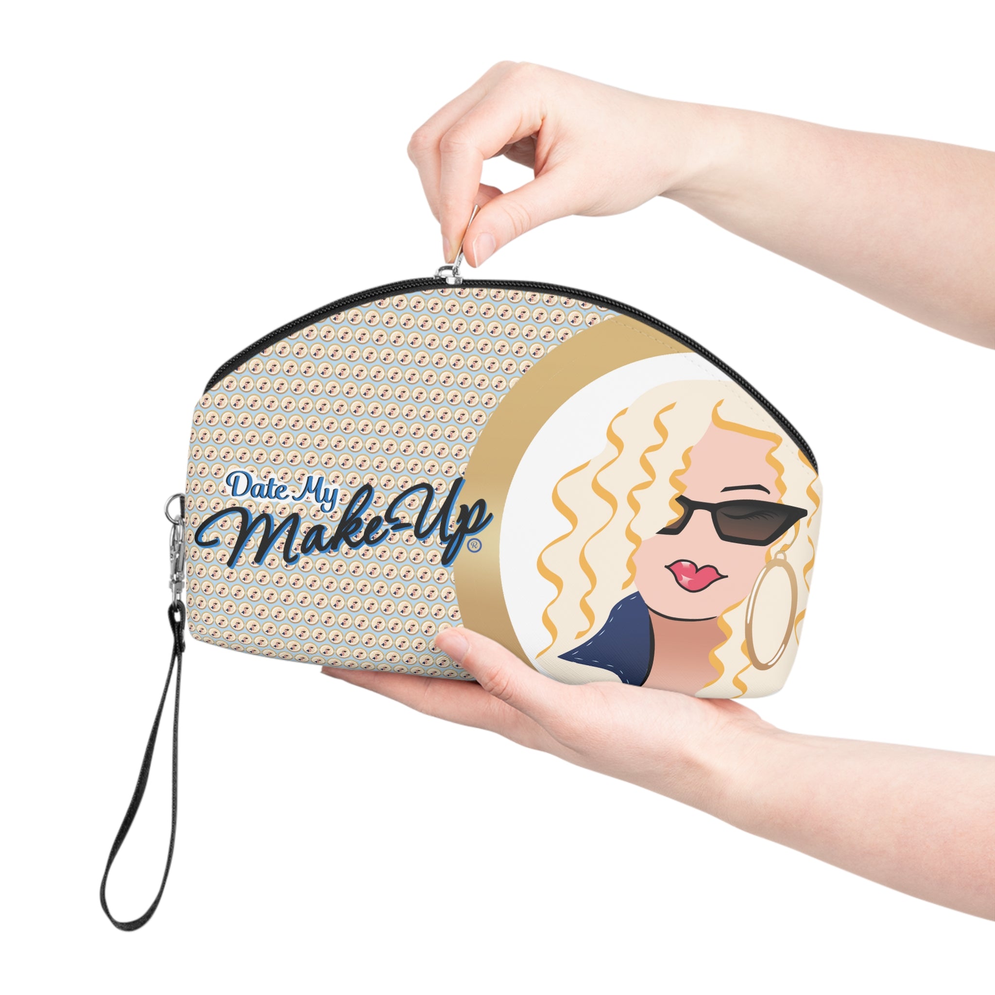 Sunglasses Blonde Dewey Gold Makeup Bag