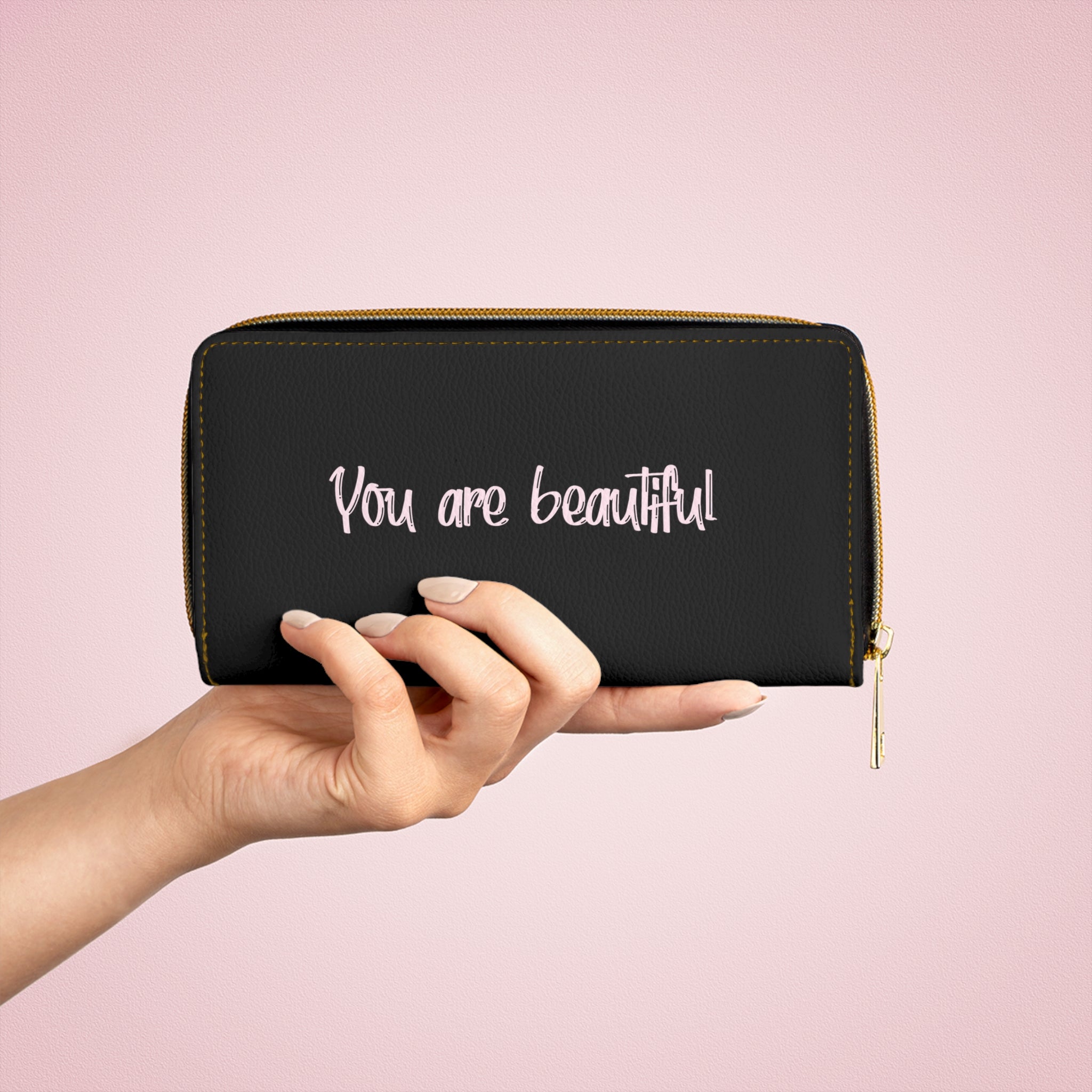 Black I Am Dewey Wallet