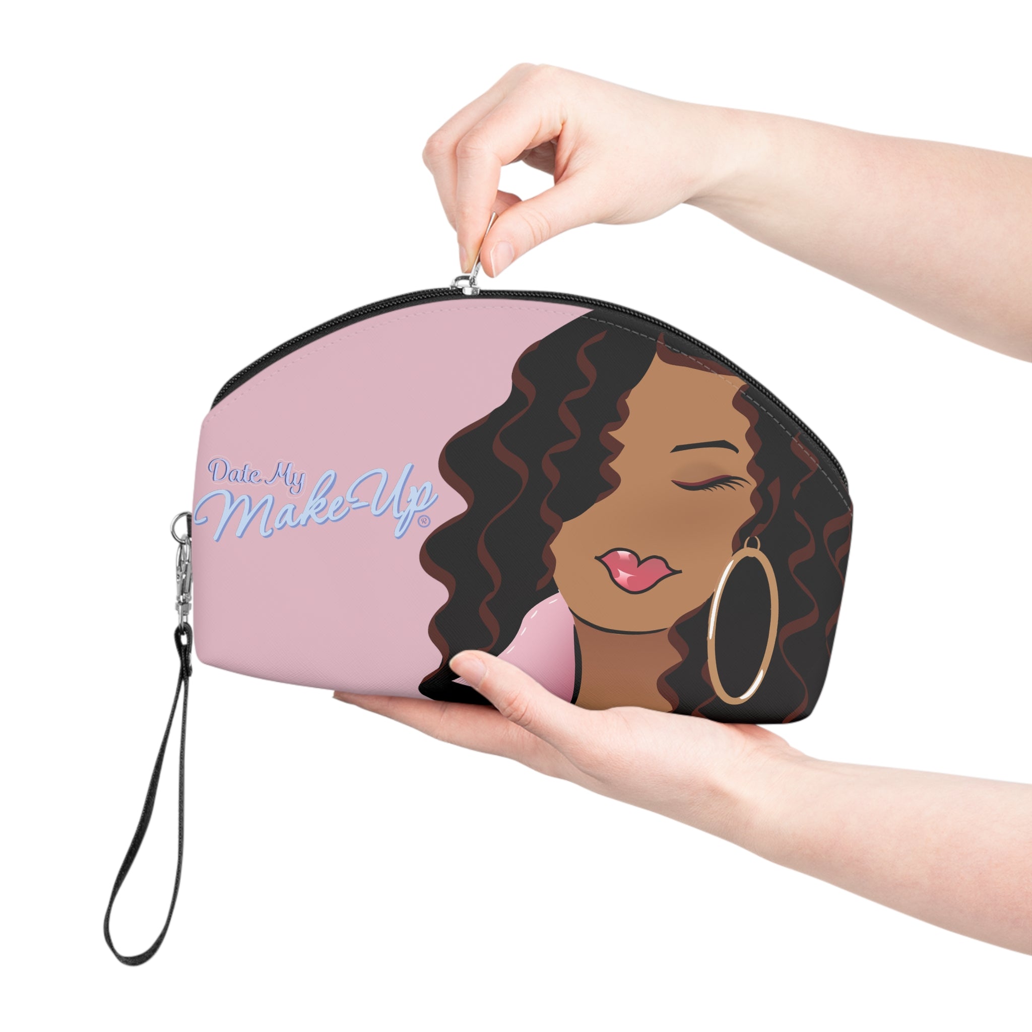 Carmel Dewey Pink Makeup Bag