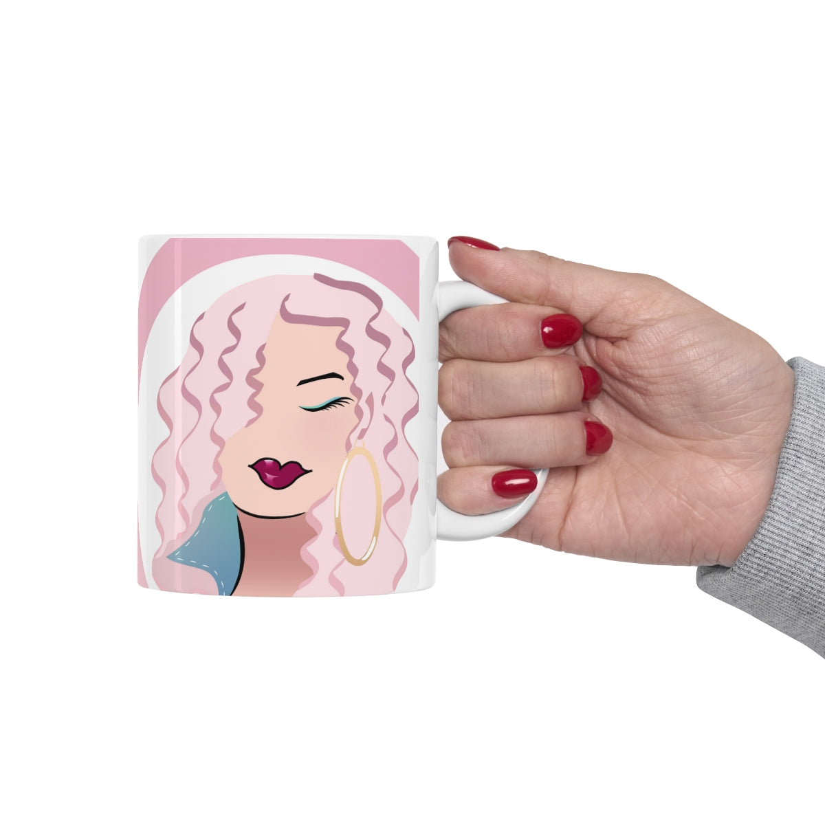 Pink You are Beautiful Ceramic Mug 11oz