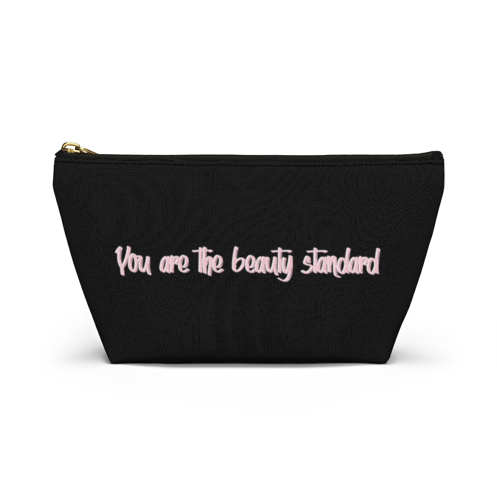 Blonde Caramel Dewey Noir Makeup Bag