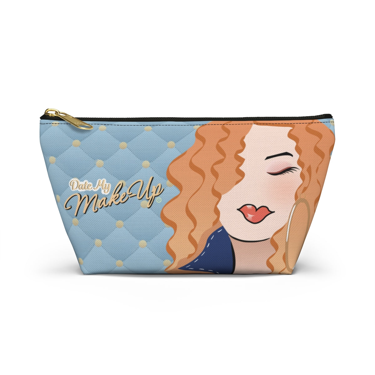 Sweet Ginger Dewey Quilt Makeup Bag