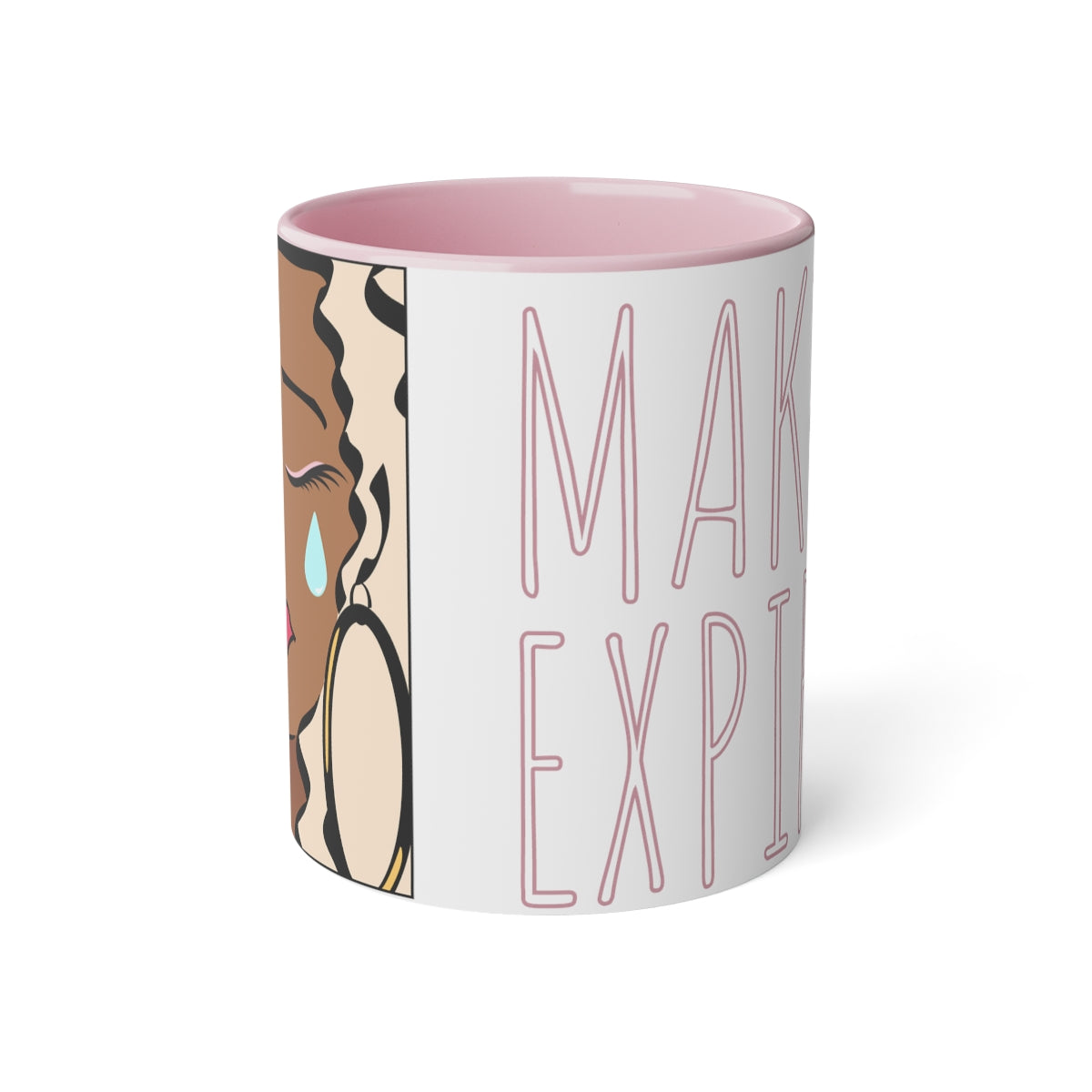 Makeup Expires Accent Mug