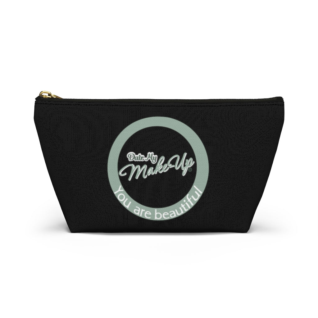 Dark Haired Sunglasses Dewey Noir Makeup Bag