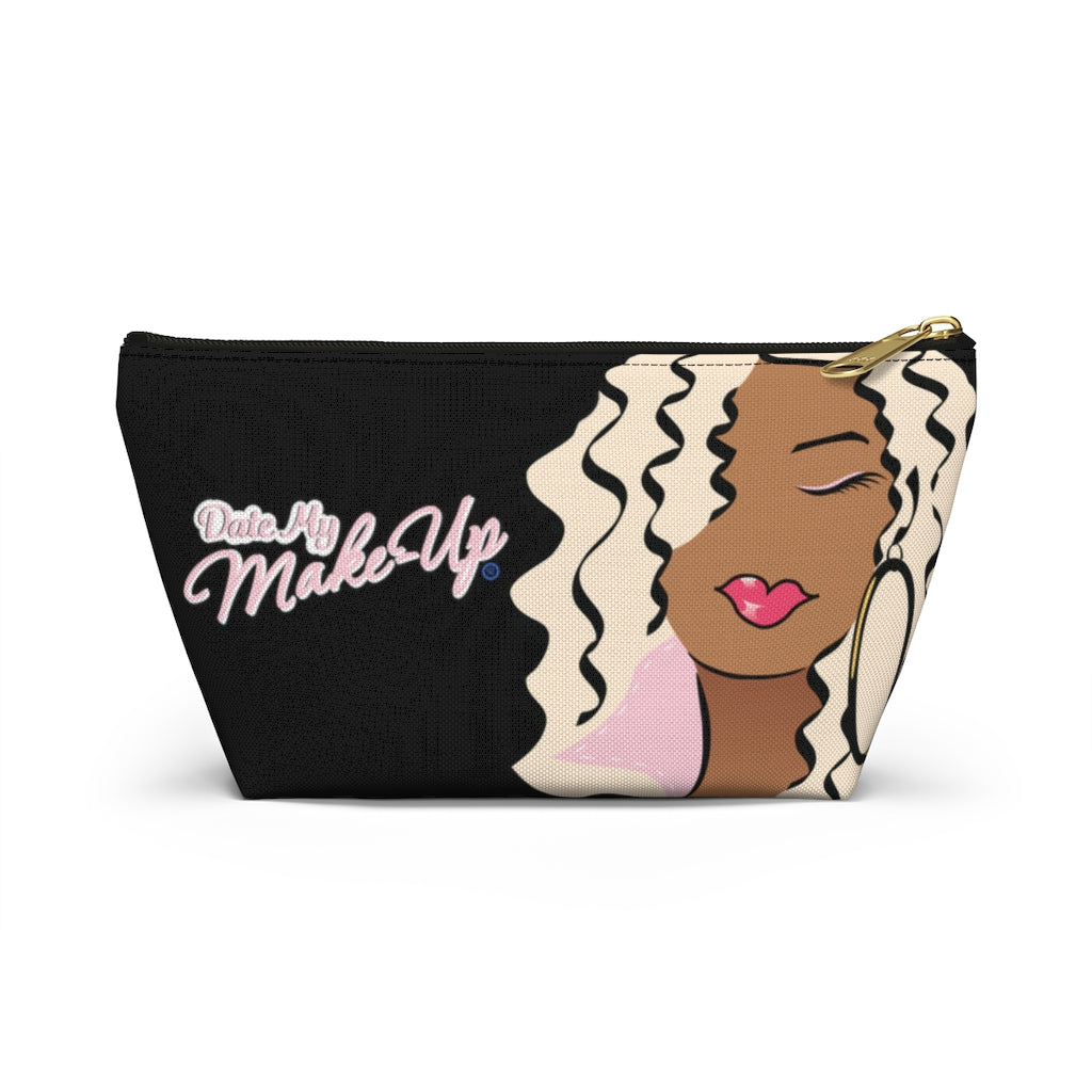 Blonde Caramel Dewey Noir Makeup Bag