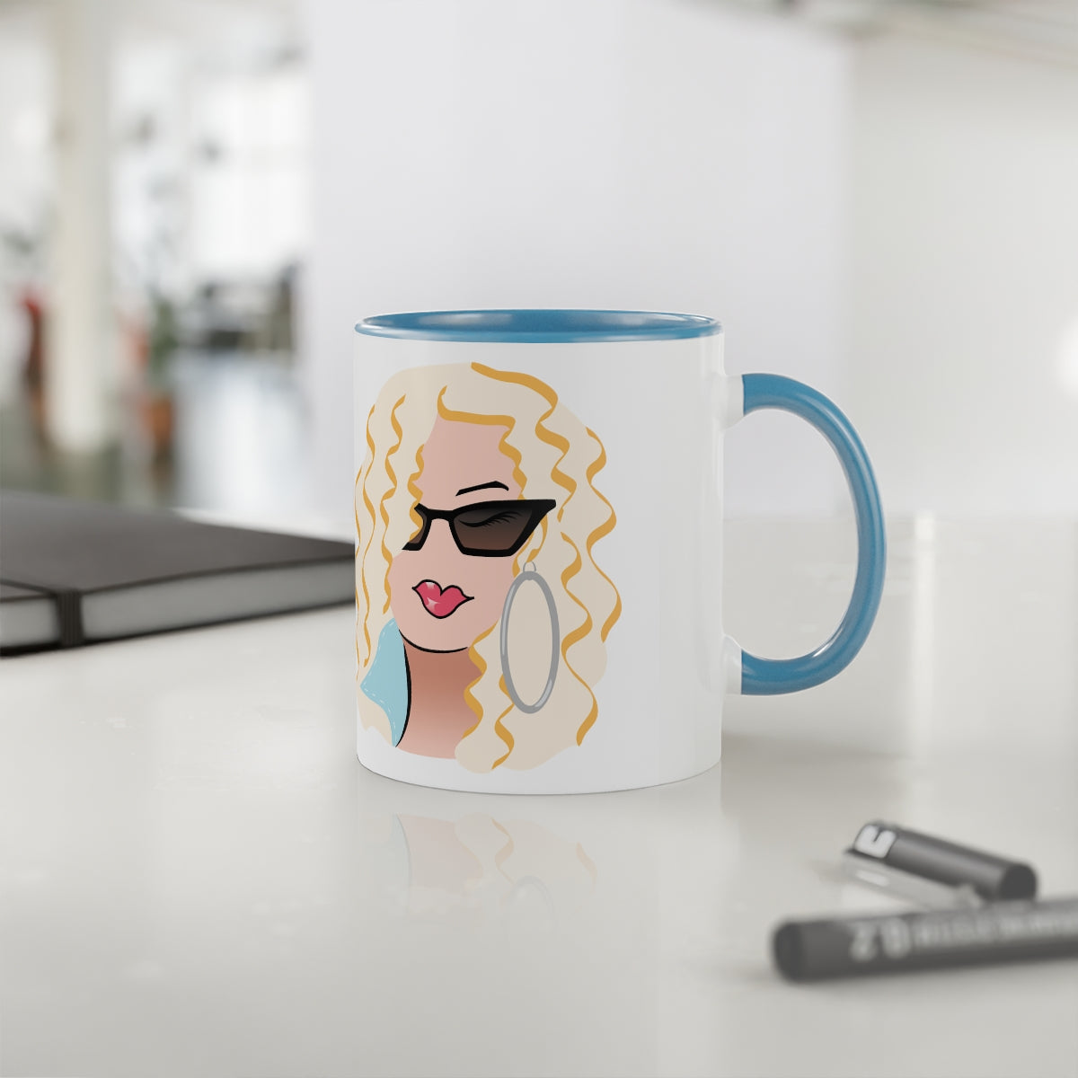 Sunglasses Dewey Accent Mug