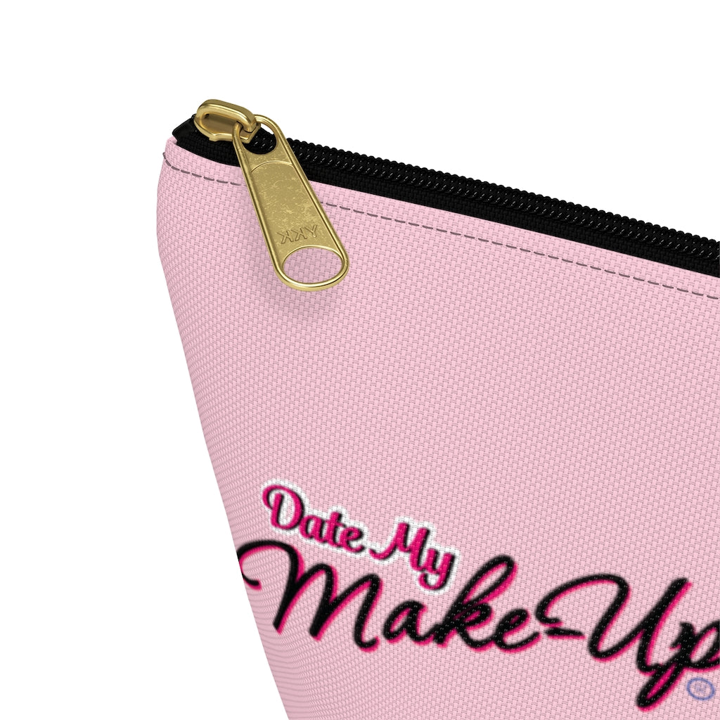 Caramel Dewey Pink Makeup Bag