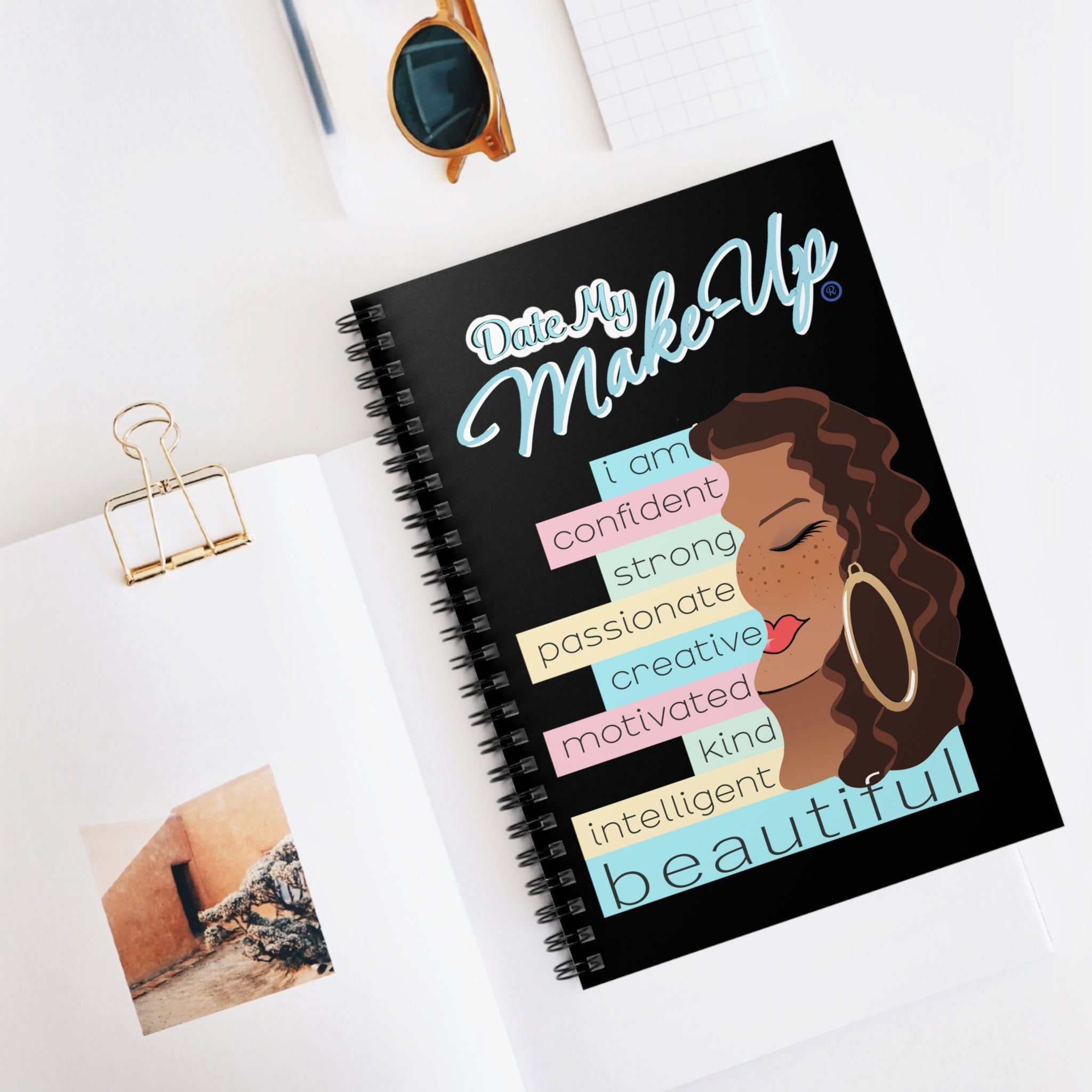 I Am Caramel Dewey Spiral Notebook