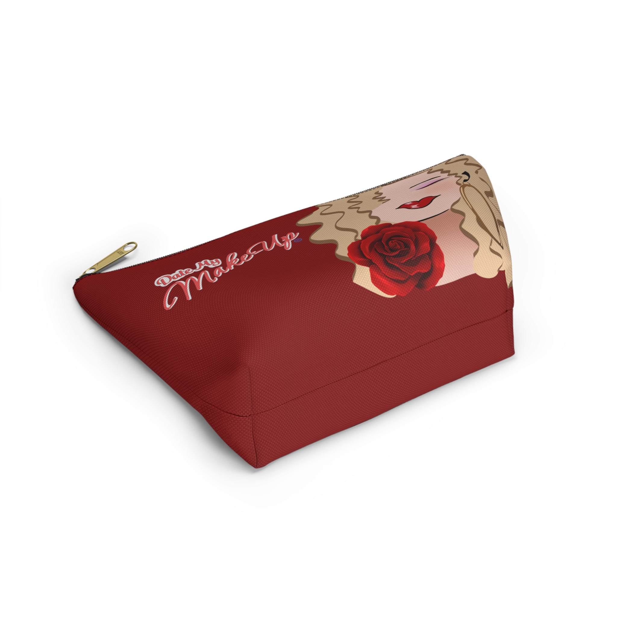 Red Rose Beautiful Blonde Dewey Makeup Bag