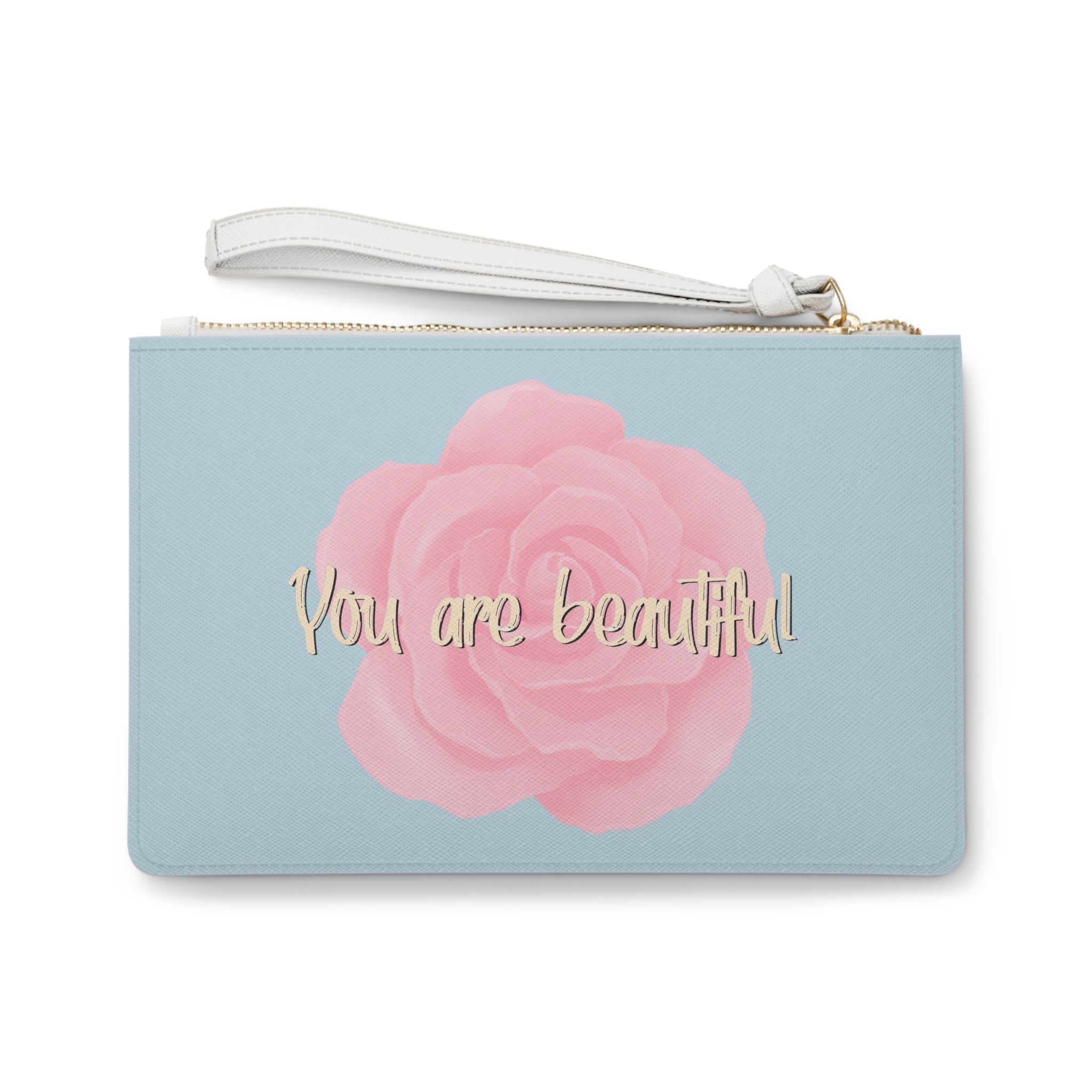 Pink Hair Dewey Clutch Bag