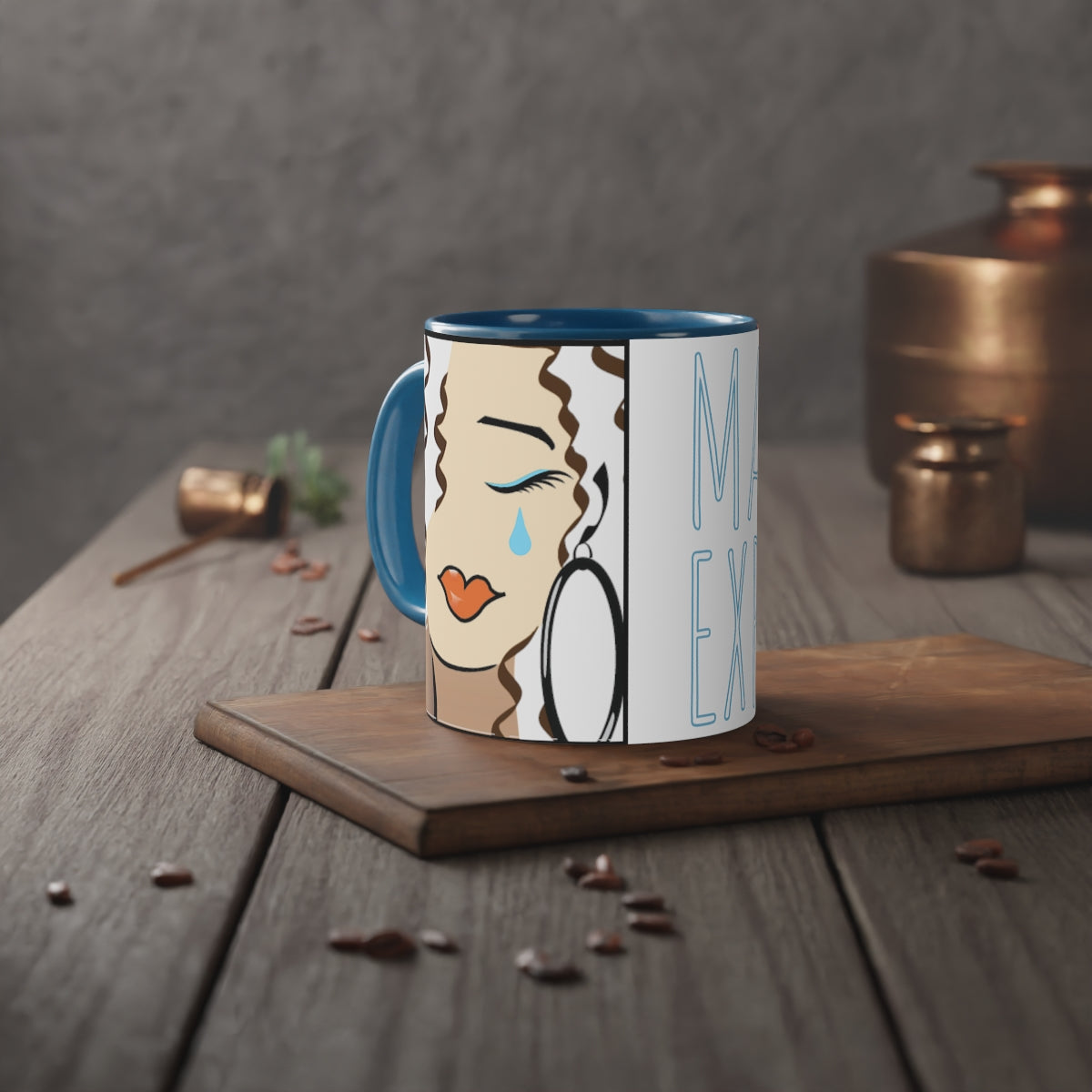 Makeup Expires Accent Mug