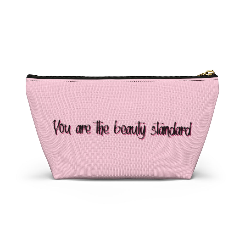 Caramel Dewey Pink Makeup Bag