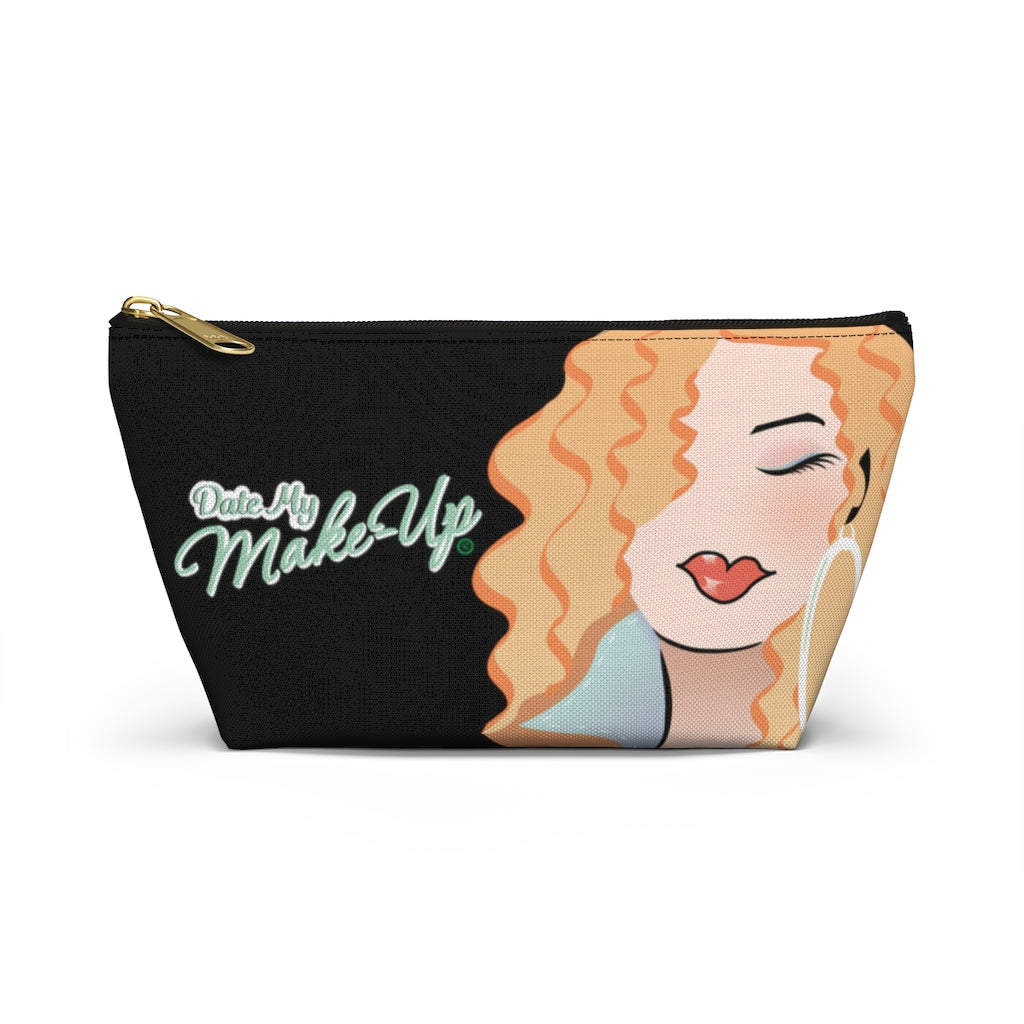 Strawberry Blonde Dewey Noir Makeup Bag