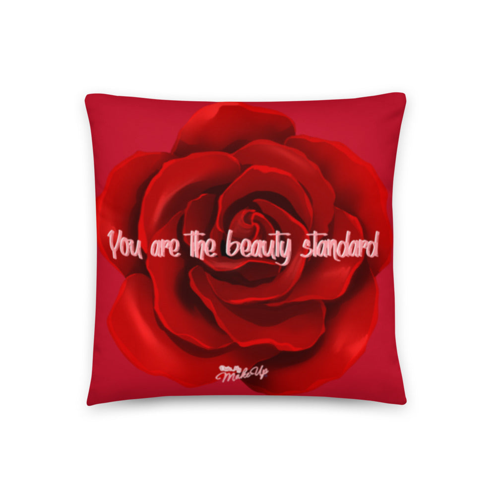 Freckled Caramel Rose Dewey Pillow