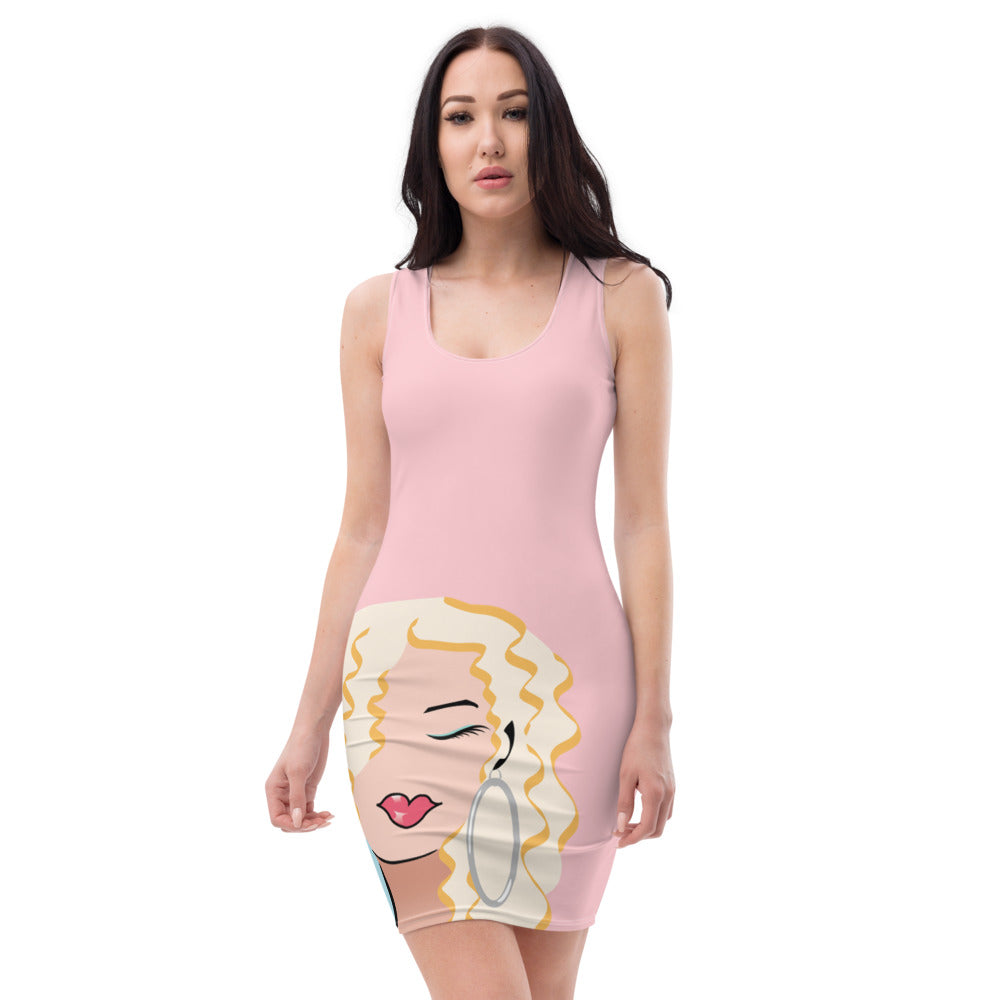 Pink Blonde Dewey Tank Top Dress