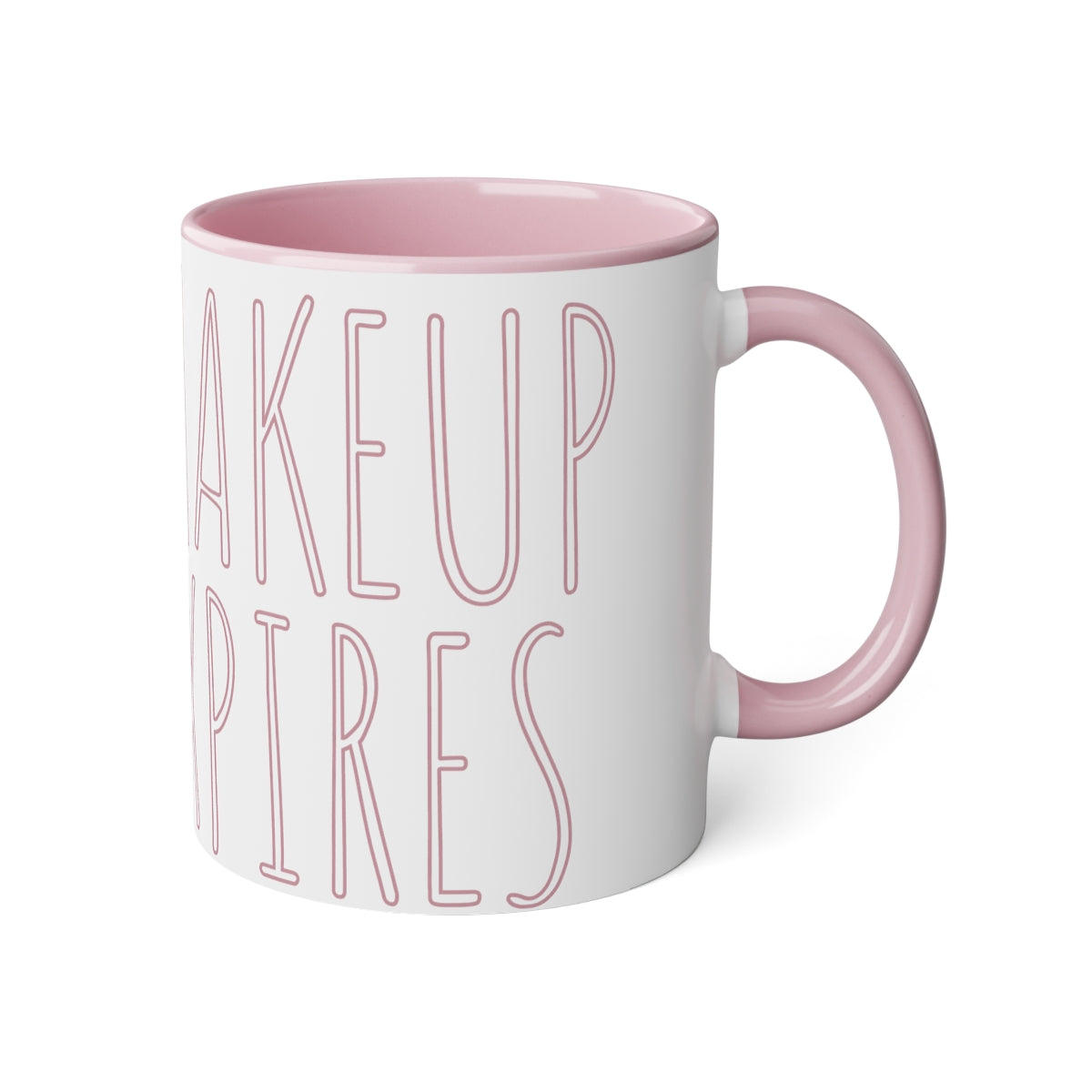 Makeup Expires Accent Mug