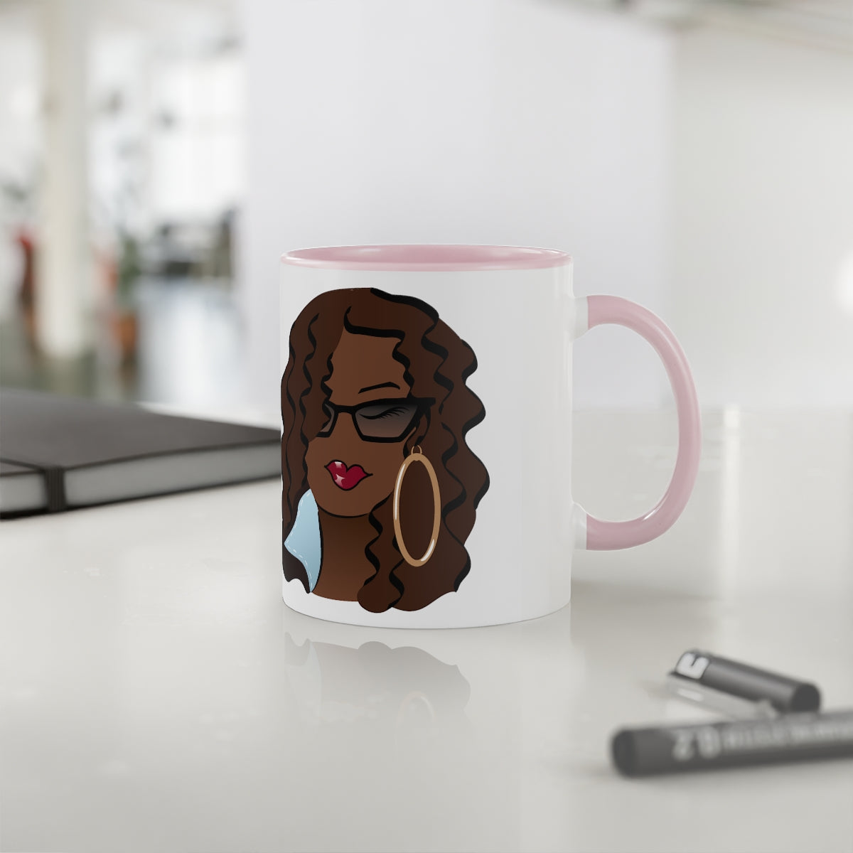 Sunglasses Dewey Accent Mug