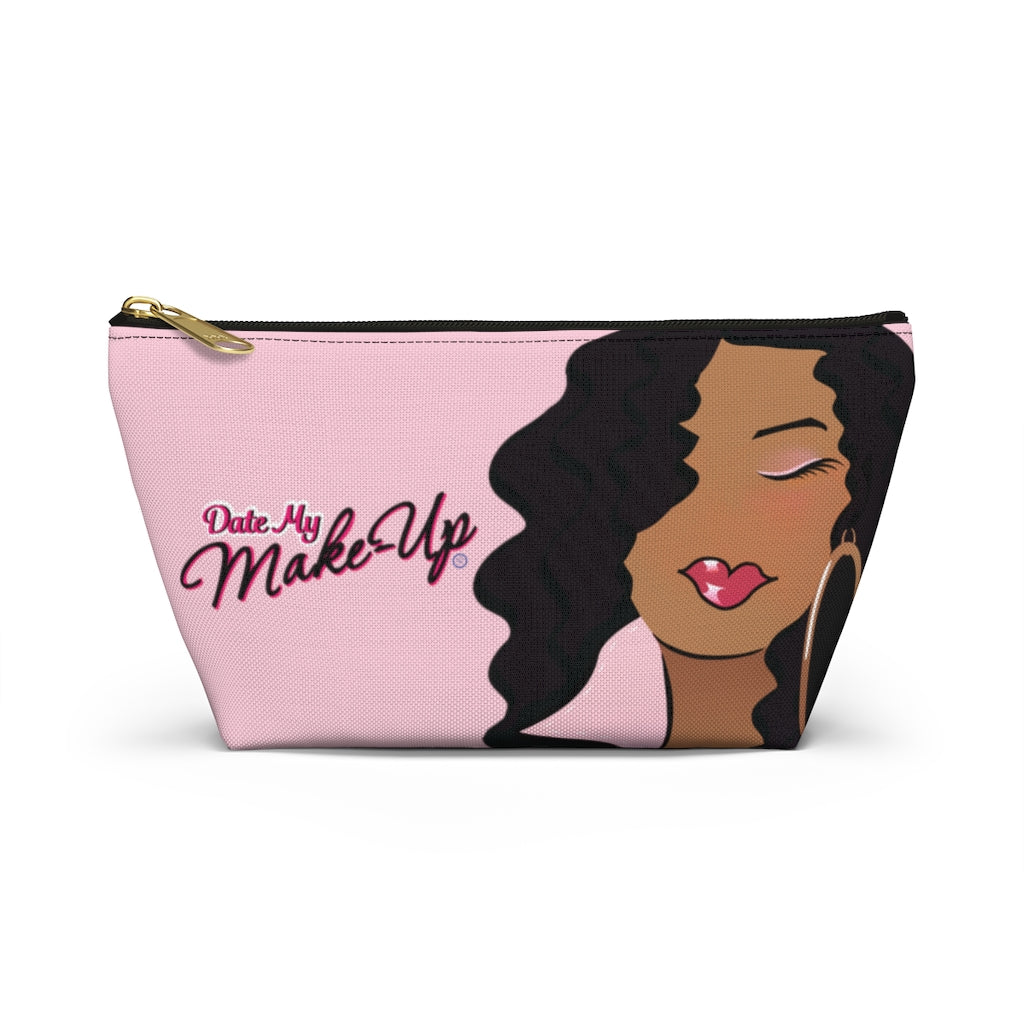 Caramel Dewey Pink Makeup Bag
