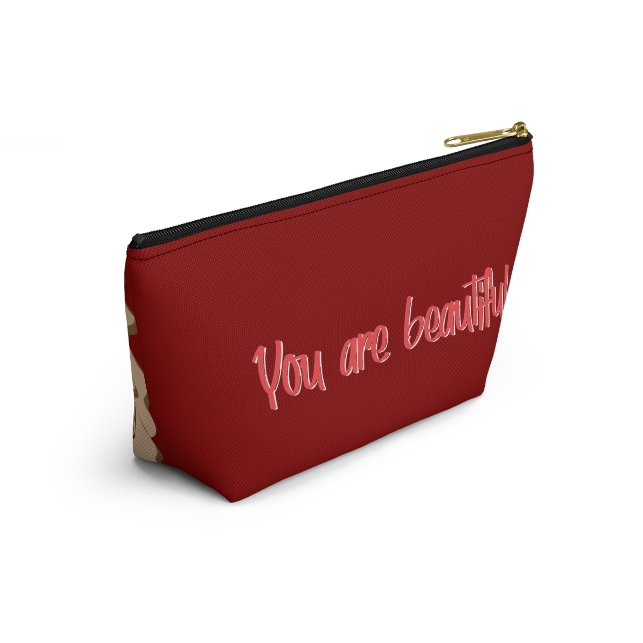 Red Rose Beautiful Blonde Dewey Makeup Bag