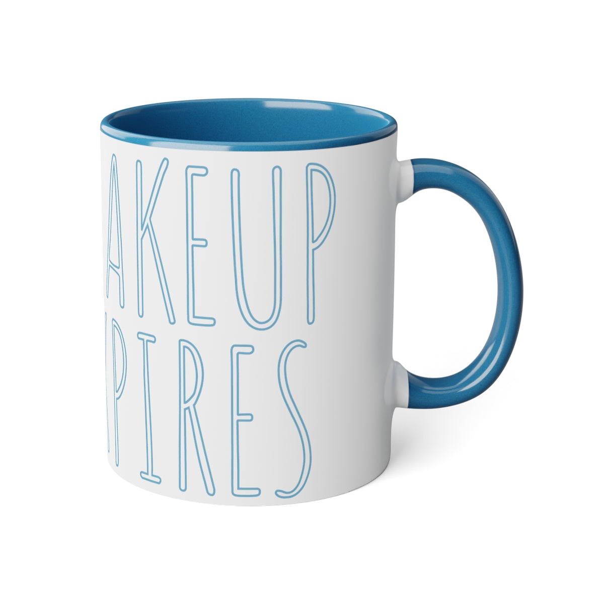 Makeup Expires Accent Mug