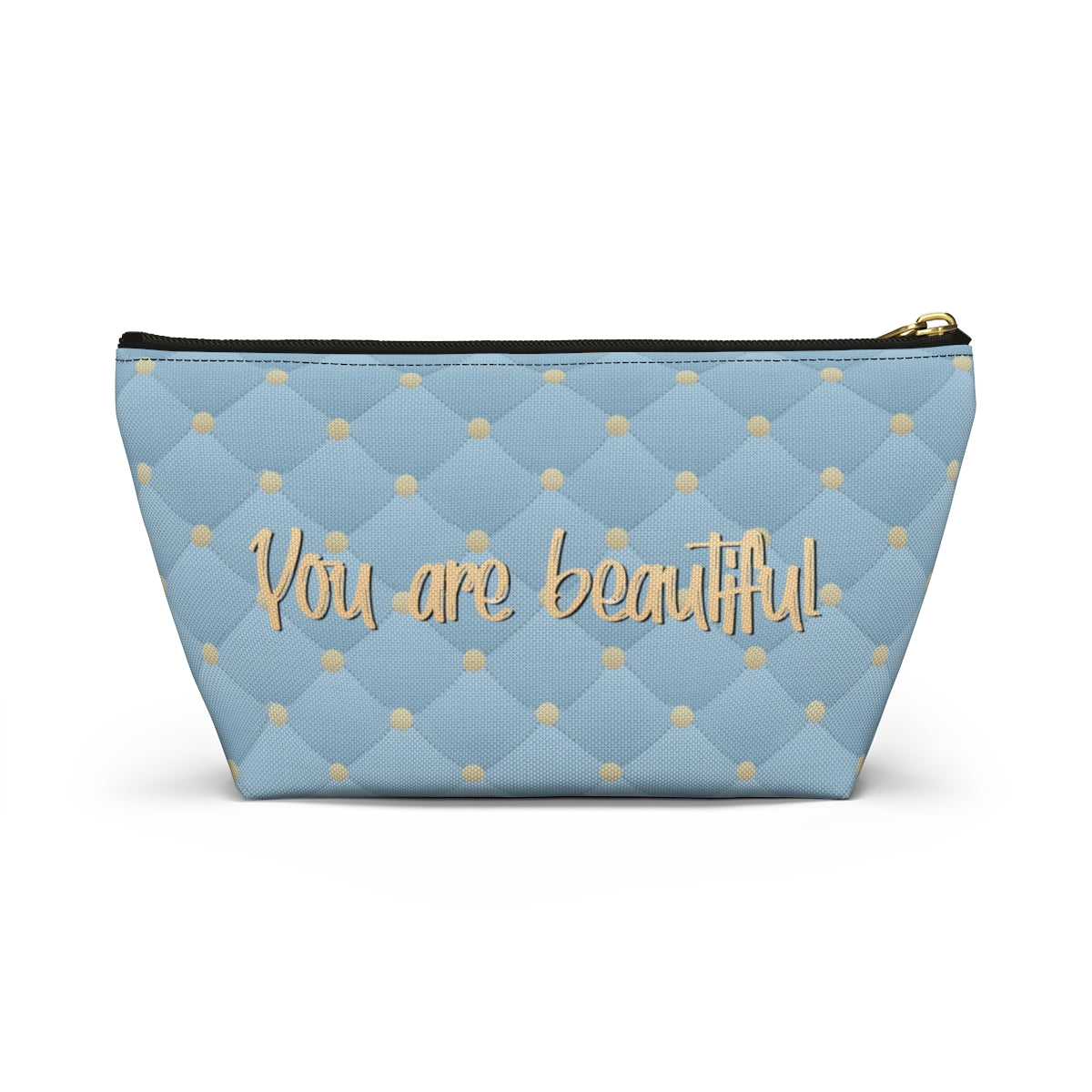 Freckled Brunette Dewey Quilt Makeup Bag