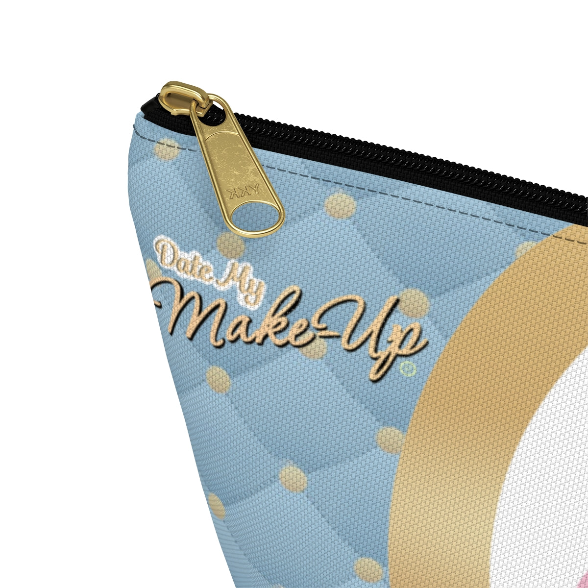 Pink Dewey Quilt Makeup Bag