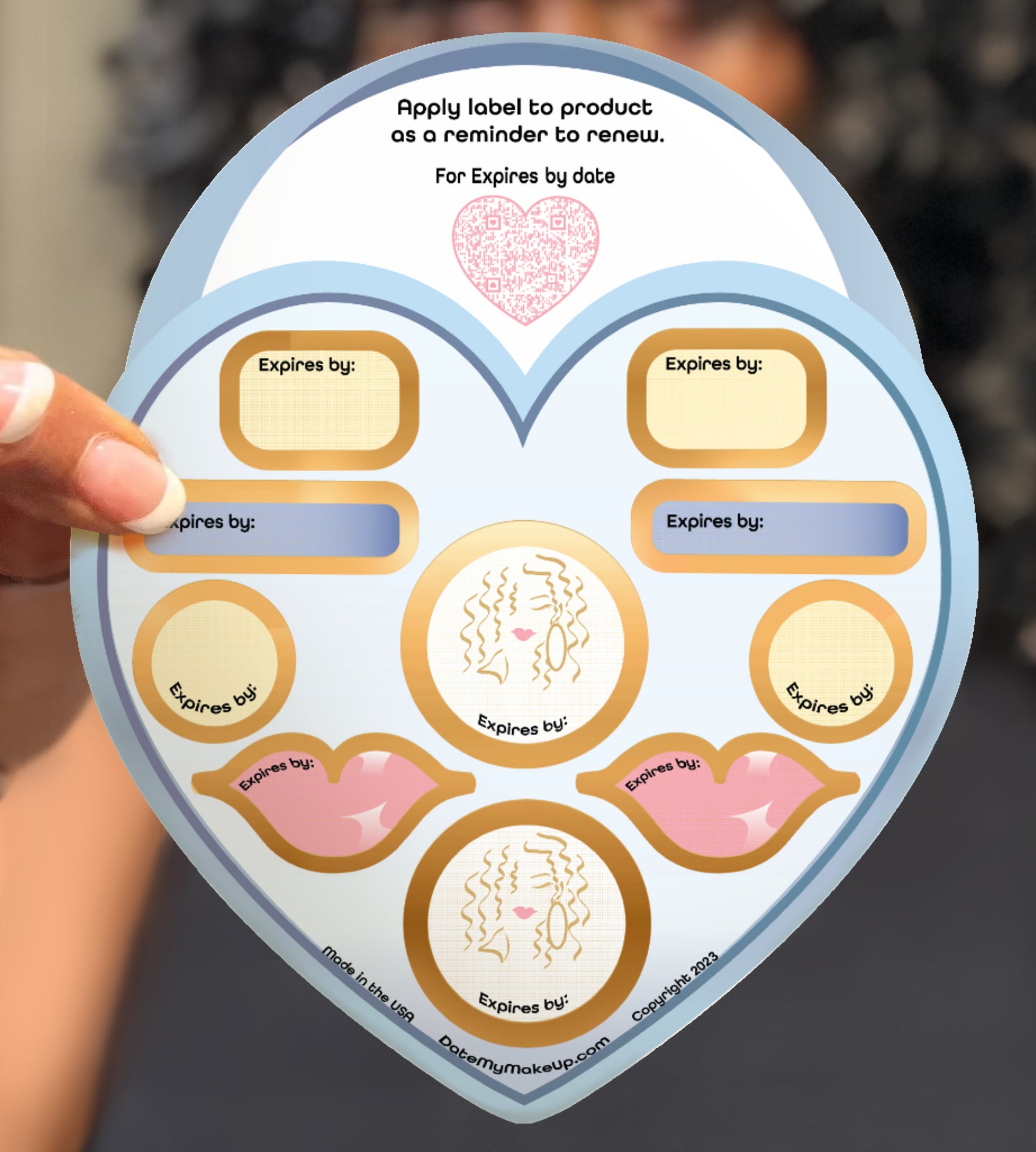 THE COOL BLUE DEWEY EXPIRATION LABELS