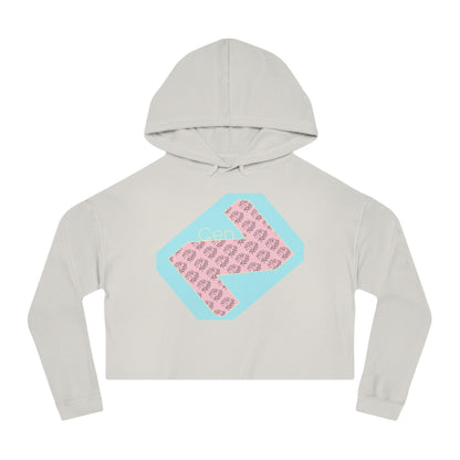Gen Z Cropped Hooded Sweatshirt