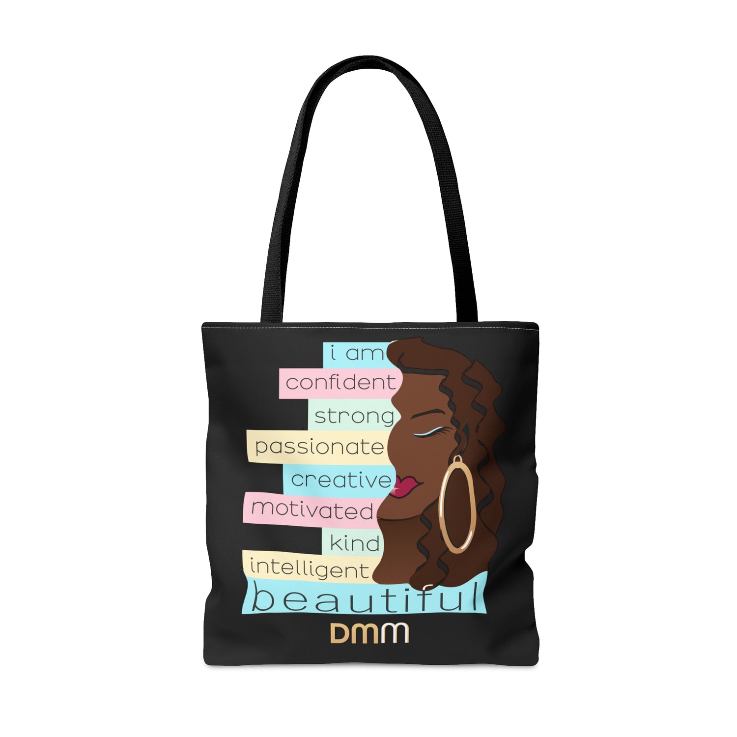 I am Beautiful Brown Dewey Tote Bag - original design