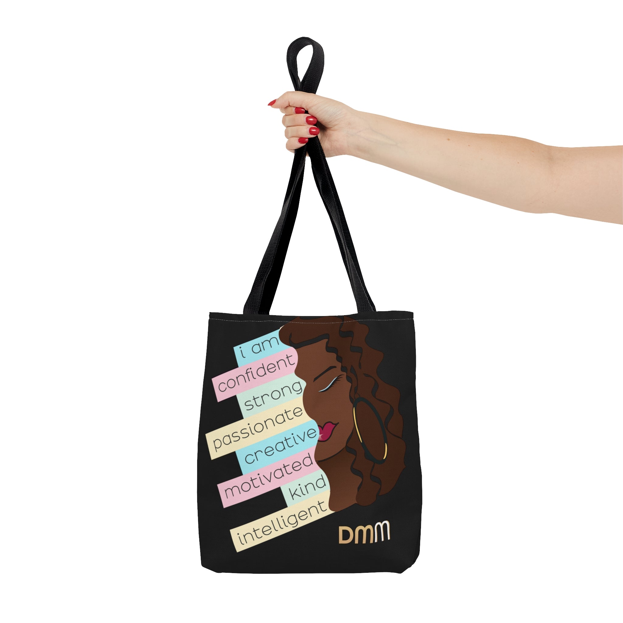 I Am Beautiful Brown Dewey Tote Bag