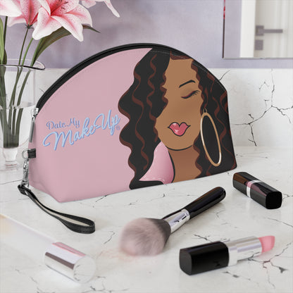 Carmel Dewey Pink Makeup Bag