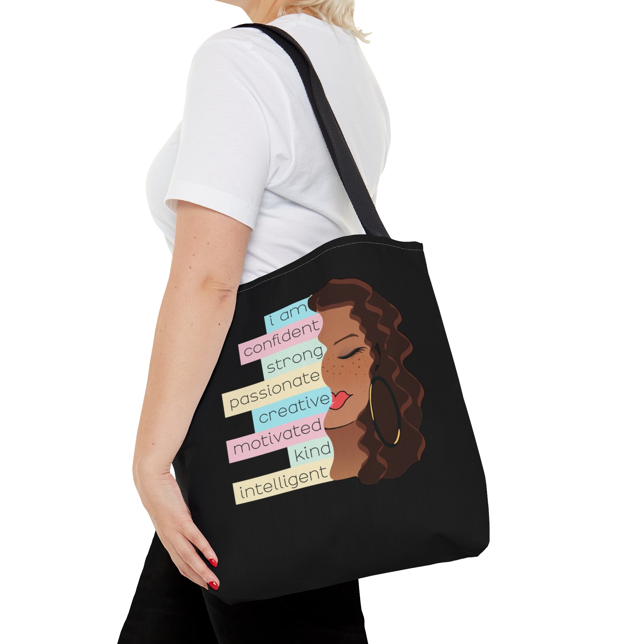 I Am Freckled Brunette  Dewey Tote Bag