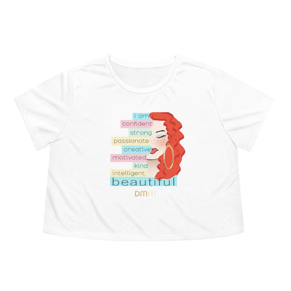 I Am Sweet Ginger Flowy Cropped Tee