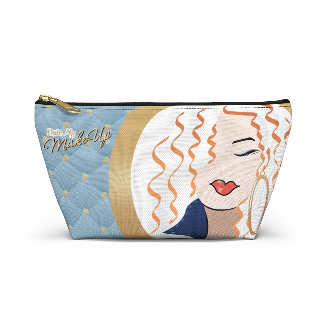 Sweet Ginger Dewey Quilt Makeup Bag