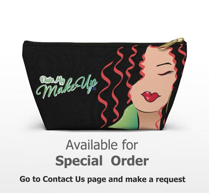 Blonde Caramel Dewey Noir Makeup Bag