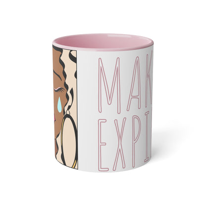 Makeup Expires Accent Mug