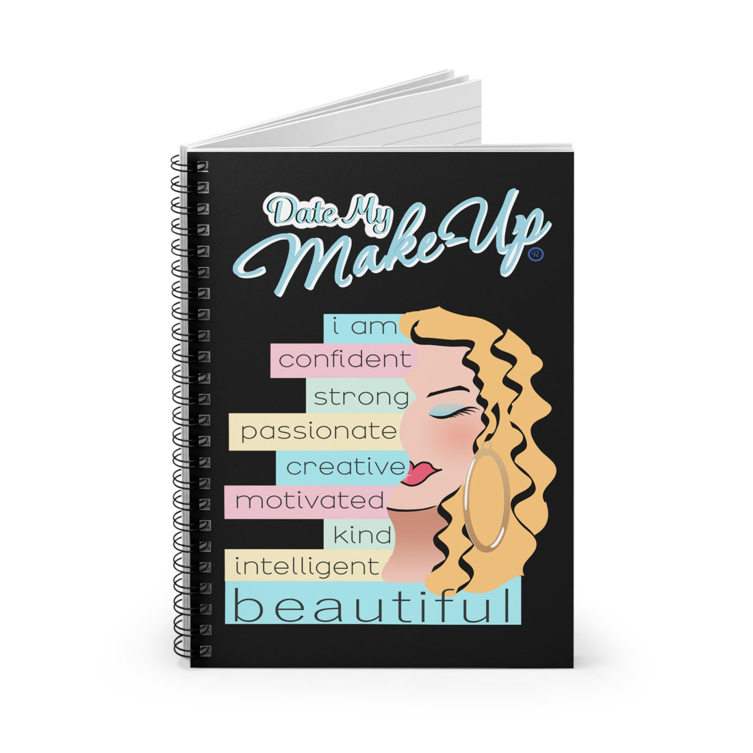 I Am Blonde Dewey Spiral Notebook