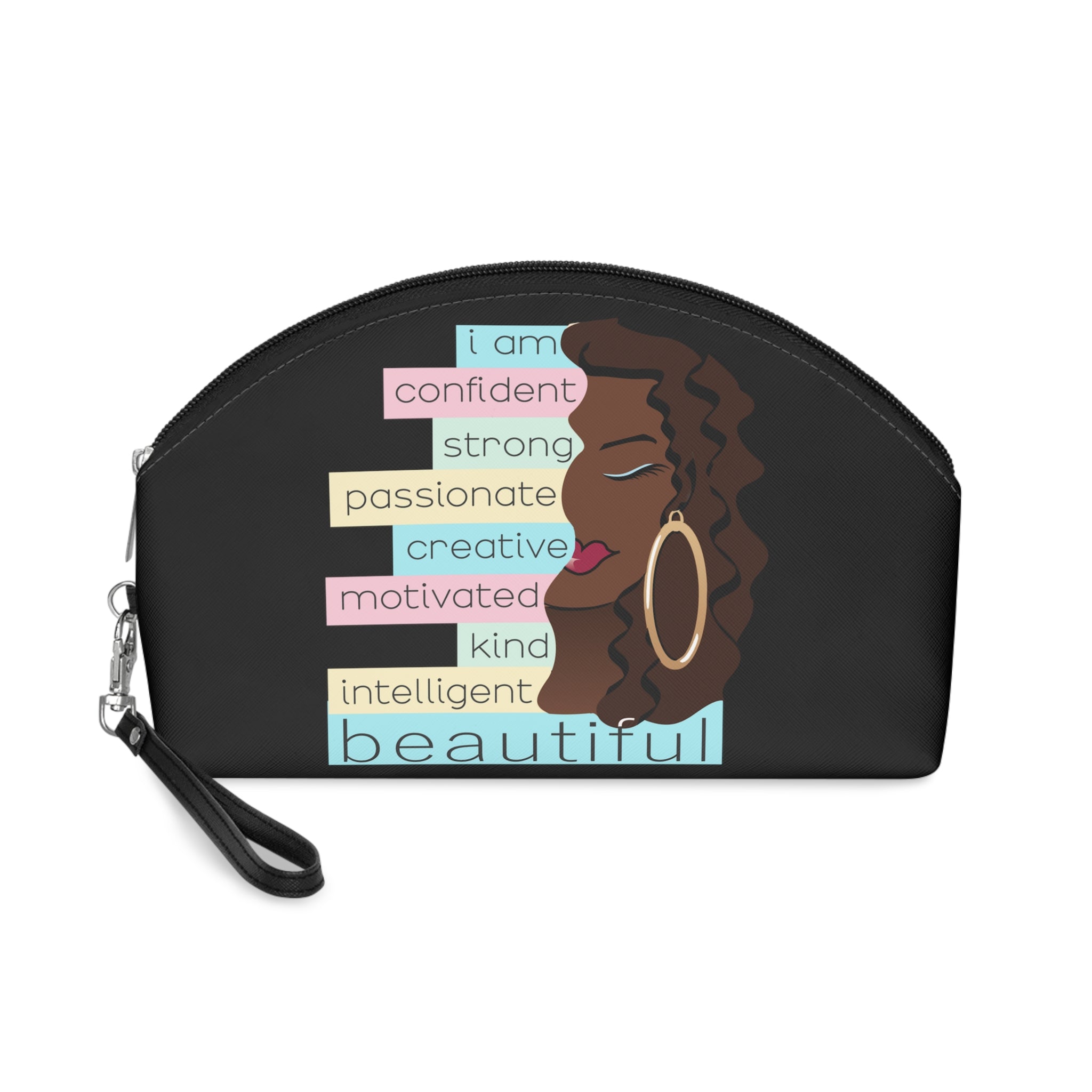 I AM - Beautiful Brown Makeup Bag