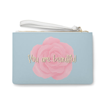 Pink Hair Dewey Clutch Bag