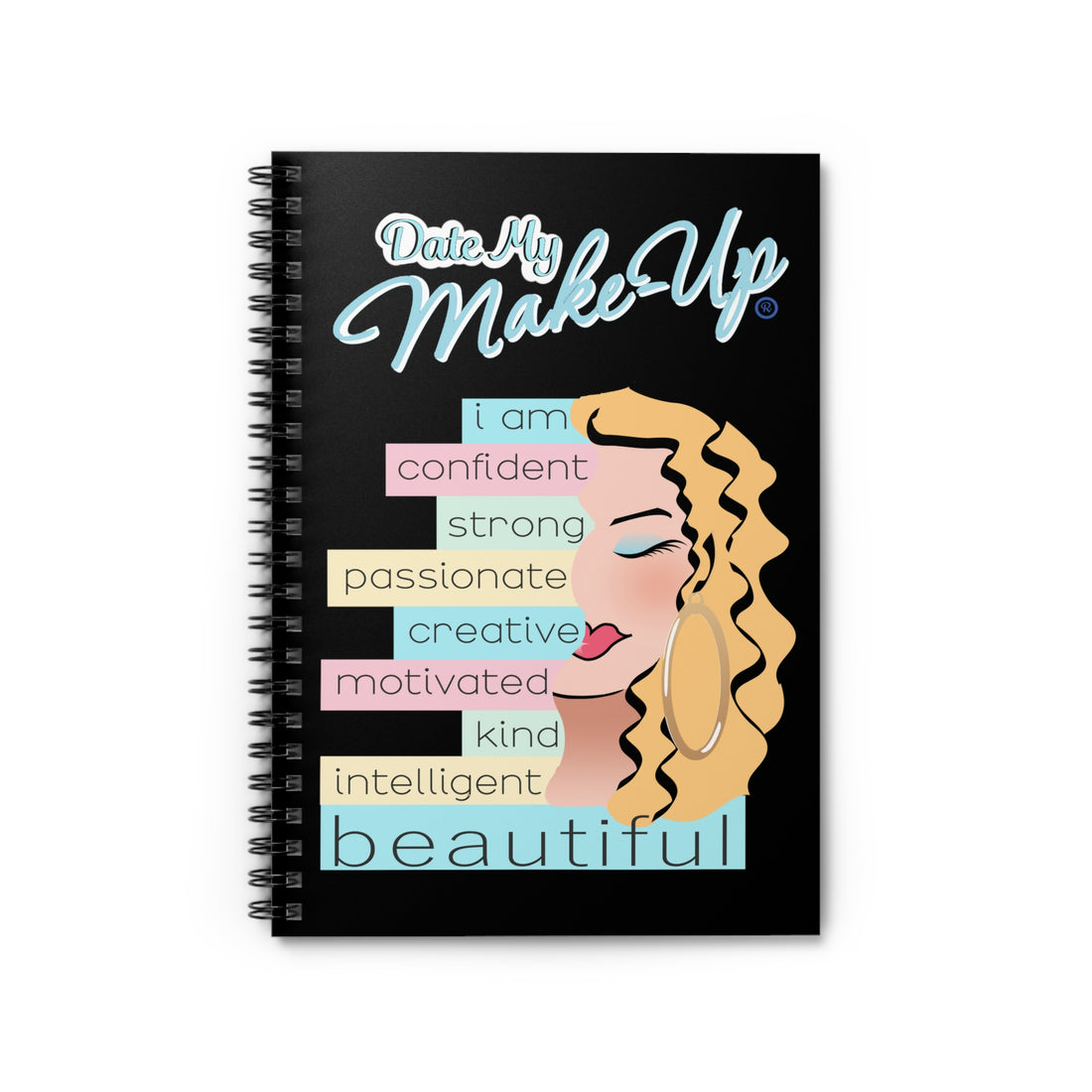 I Am Blonde Dewey Spiral Notebook