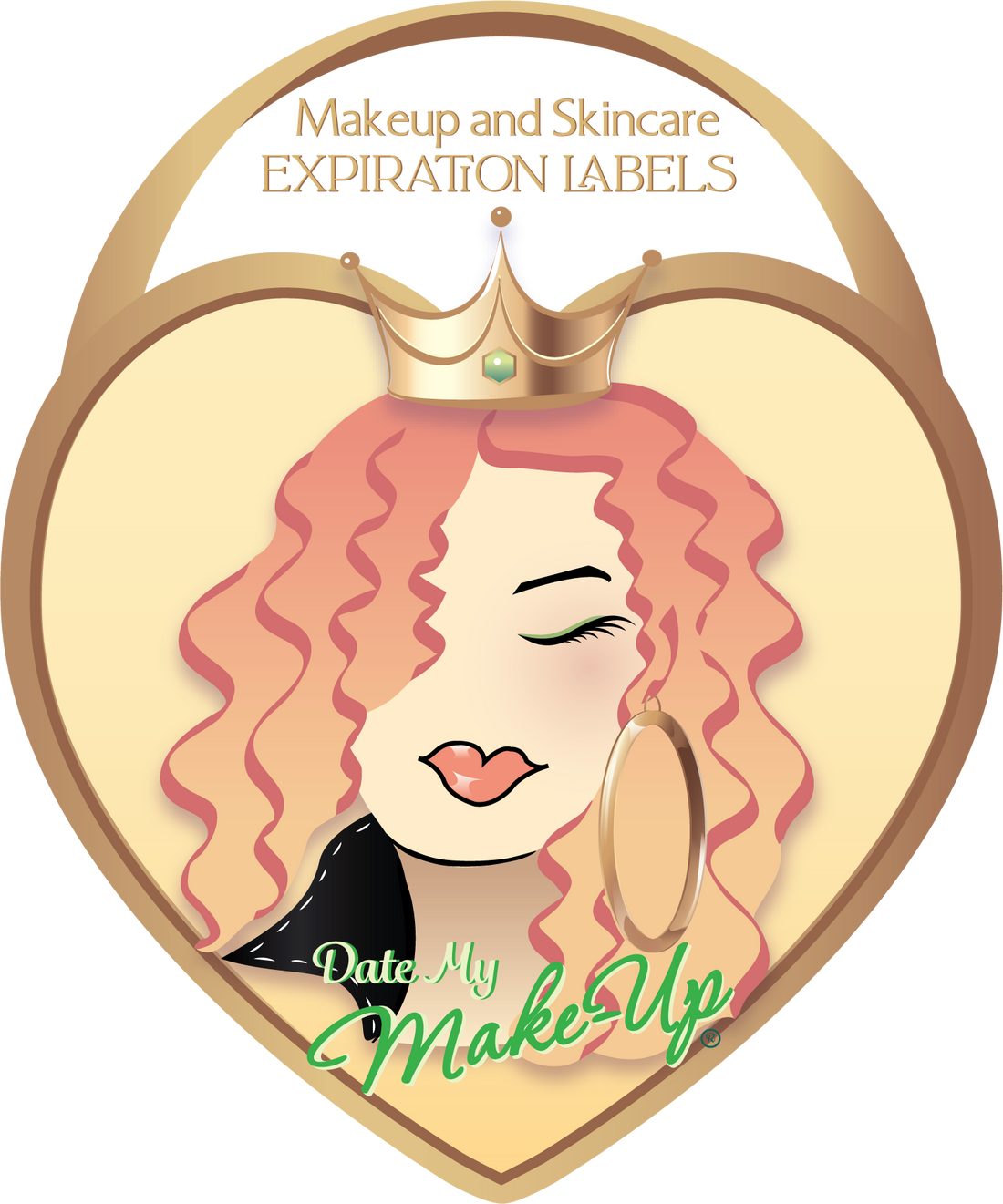 MAKEUP AND SKINCARE EXPIRATION LABEL - THE YELLOW QUEEN